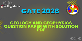 GATE 2026 Geology and Geophysics (GG1) Question Paper with Solutions